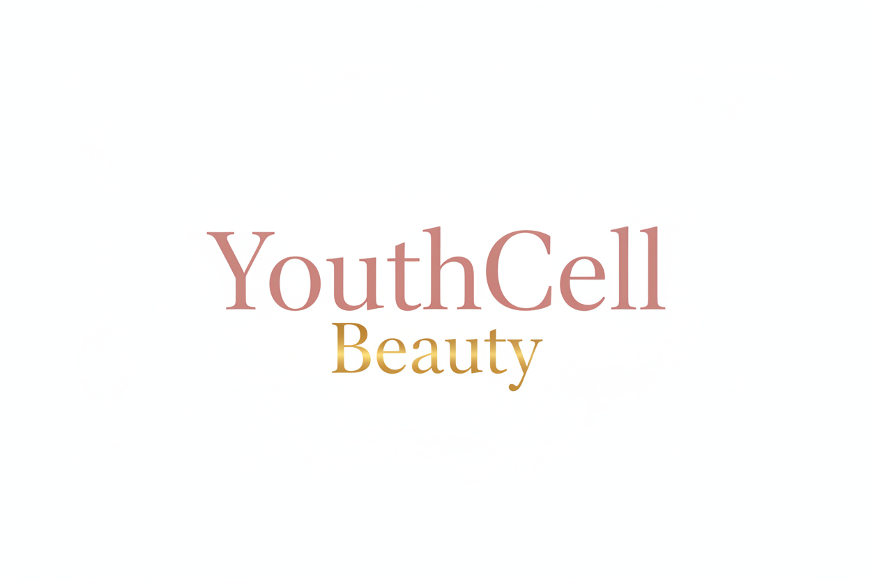 YouthCell Beauty Logo - Pink & Gold